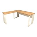 Ver imagem 3 de Mesa de Escritório em L Linha Industrial Metalon Tampo 40mm