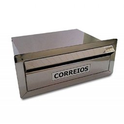 Caixa De Correio Aço Inox 304 Para Embutir Muro - 1 Caixa De Correio Aço Inox 304 Para Embutir Muro - 1