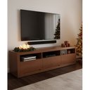 Ver imagem 1 de Rack Canela 2,40 X 50 X 70 - Madeira Maciça - Móveis de Gramado