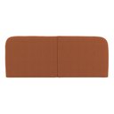 Ver imagem 4 de Cabeceira Painel Orgânico Cama Box Queen Size Aira 160cm Dobrável Bouclé Terracota - Desk Design