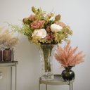 Ver imagem 2 de Arranjo Artificial de Flores Envelhecidas no Vaso Trouxinha Preto | Formosinha