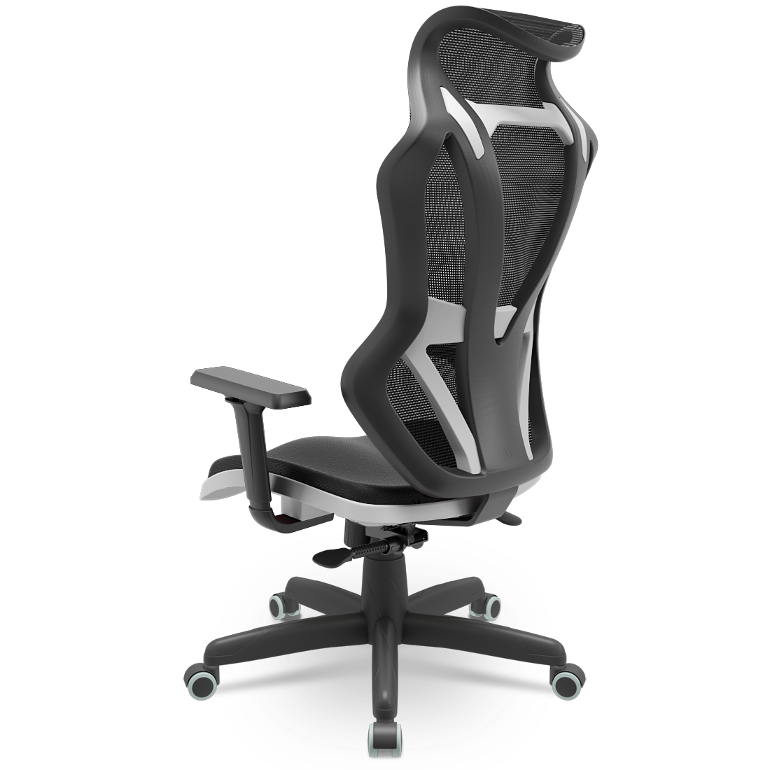 Cadeira Escritório e Gamer Vizon Dz Plaxmetal Relaxsystem Preta/branco - 2