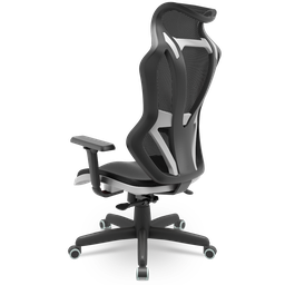 Cadeira Escritório e Gamer Vizon Dz Plaxmetal Relaxsystem Preta/branco - 2