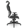Cadeira Escritório e Gamer Vizon Dz Plaxmetal Relaxsystem Preta/branco - 3