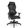 Cadeira Escritório e Gamer Vizon Dz Plaxmetal Relaxsystem Preta/branco - 1