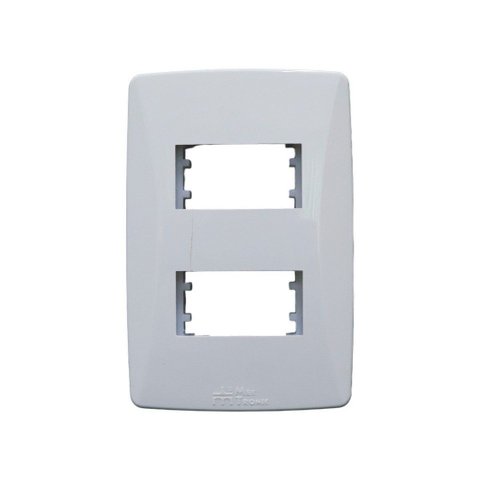 Petra Placa para 2 Módulo Separada Mectronic 82004