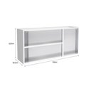 Ver imagem 4 de Cozinha Modulada Completa Evidence 4 Peças (2 Armários + 2 Balcões) C4p58 Branco/preto -