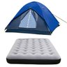 Barraca de Camping Nautika Fox 7 Pessoas + Colchão Inflável Casal Fit Ecologic com Inflador - 1