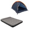Barraca Camping Iglu Nautika Panda 3 Pessoas + Colchão Inflável Casal Star - 1