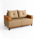 Ver imagem 3 de Sofá 2 Lugares 140cm Linho Aveludado Sienna