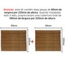 Persiana Romana Bambu Block 160larg X 220alt Natural (2 Peças) - 2