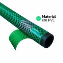 Ver imagem 5 de Mangueira para Jardim Reforçada em Pvc Anti-torção com Engate e Esguicho Verde - Unifios