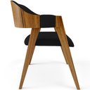 Ver imagem 7 de Kit 02 Cadeiras para Sala de Jantar e Estar Living Estofada Suran L02 Suede Preto - Lyam Decor