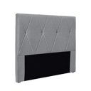 Ver imagem 1 de Cabeceira Cama Box Queen 160 Cm Aquilla Linho S04 - D'Rossi Cor Cinza