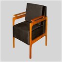 Ver imagem 1 de Poltrona Decorativa Yasmin Luxo Dora Bela Cor 0123