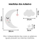 Ver imagem 4 de Adesivo De Parede Baby Nuvem C/ Lua Infantis Amarelo