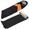 Saco de Dormir Viper Laranja e Isolante Térmico Aluminizado Nautika - 1