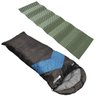 Saco de Dormir Nautika Tipo Envelope e Sarcófago + Isolante Térmico 1,80m Azteq - 1