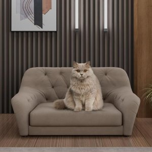 Caminha Pet Bege Casinha Mini Poltrona Para Cachorro Gato