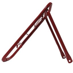 Bagageiro Tubular Alvoteq Barra Forte para Bicicleta Aro 26 Vermelho - 2
