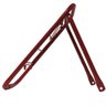 Bagageiro Tubular Alvoteq Barra Forte para Bicicleta Aro 26 Vermelho - 2