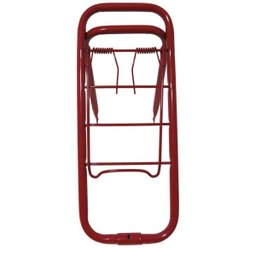 Bagageiro Tubular Alvoteq Barra Forte para Bicicleta Aro 26 Vermelho - 1