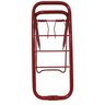 Bagageiro Tubular Alvoteq Barra Forte para Bicicleta Aro 26 Vermelho - 1