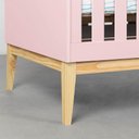 Ver imagem 3 de Kit Quarto Infantil Elfe com Pés Square Natural - Cômoda Elfe 4 Gavetas + Guarda-Roupa Elfe + Berço