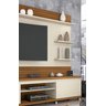 Estante Home para Tv 70 Polegadas Cedro Off White/freijó - Giga - 4
