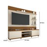 Estante Home para Tv 70 Polegadas Cedro Off White/freijó - Giga - 3