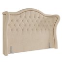 Ver imagem 1 de Cabeceira Cama Box Casal King 195cm Antibes P02 Boucle Bege - Mpozenato