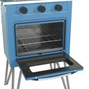 Ver imagem 4 de FOGAO 2 BOCAS VENAX GEMINI VETRO AZUL GAS GLP