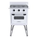 Ver imagem 1 de FOGAO 2 BOCAS VENAX GEMINI VETRO BRANCO GAS GLP
