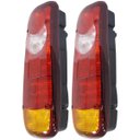 Ver imagem 1 de Par Lanterna Traseira Led Tricoclor 12/24V Universal Caminhão Carreta Reboque Rayx Lt-003