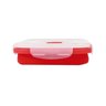 Pote Retrátil de Silicone 850ml Vermelho Mor - 3