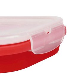 Pote Retrátil de Silicone 850ml Vermelho Mor - 10