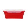 Pote Retrátil de Silicone 850ml Vermelho Mor - 8