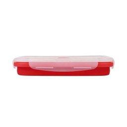 Pote Retrátil de Silicone 850ml Vermelho Mor - 4