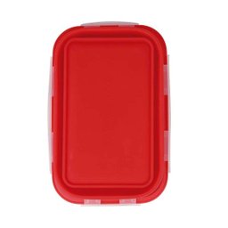 Pote Retrátil de Silicone 850ml Vermelho Mor - 5