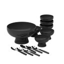 Ver imagem 1 de Jogo De Sobremesa Cake 13 Peças Preto Brinox