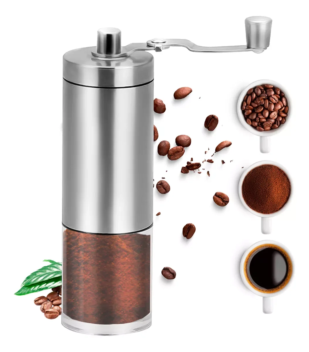 Moedor Manual Grãos de Café Inox