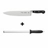 Kit Faca Chef Century e Chaira Profio em Aço Inox Tramontina - 1