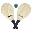 Ver imagem 1 de Kit Frescobol Completo Com 2 Raquetes Bola E Bolsa Bel