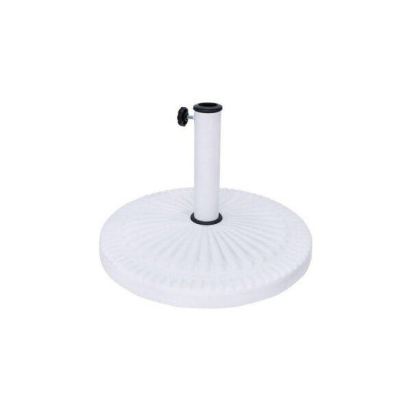 Ombrelone Milano 250 2,5m Garden Branco + Base Redonda Para Ombrelone Nautika - 3
