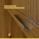 Ver imagem 5 de Cozinha Compacta 6 Portas 2 Gavetas Loft Imperatriz Nesher Móveis Amadeirado Freijó-off White