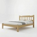 Ver imagem 2 de Cama de Casal Queen em Madeira Maciça Reforçada Nogueira