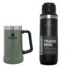 Garrafa Térmica Switchback 473ml + Caneca Térmica Stanley 709ml Hammertone Green - 1