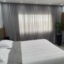 Ver imagem 5 de Trilho Alumínio Suíço Max Duplo Cortina Branco Deslizante 3m