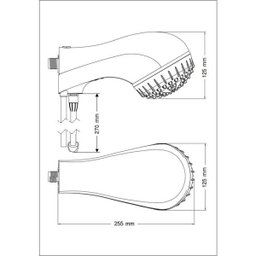 Ducha Eletrônica Tramontina 5400 W 127 V Branca 58000/181 - 6