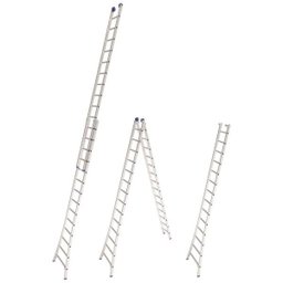 Escada Extensiva de Alumínio Até 7,01 Metros - Mor 5210 - 2 Escada Extensiva de Alumínio Até 7,01 Metros - Mor 5210 - 2